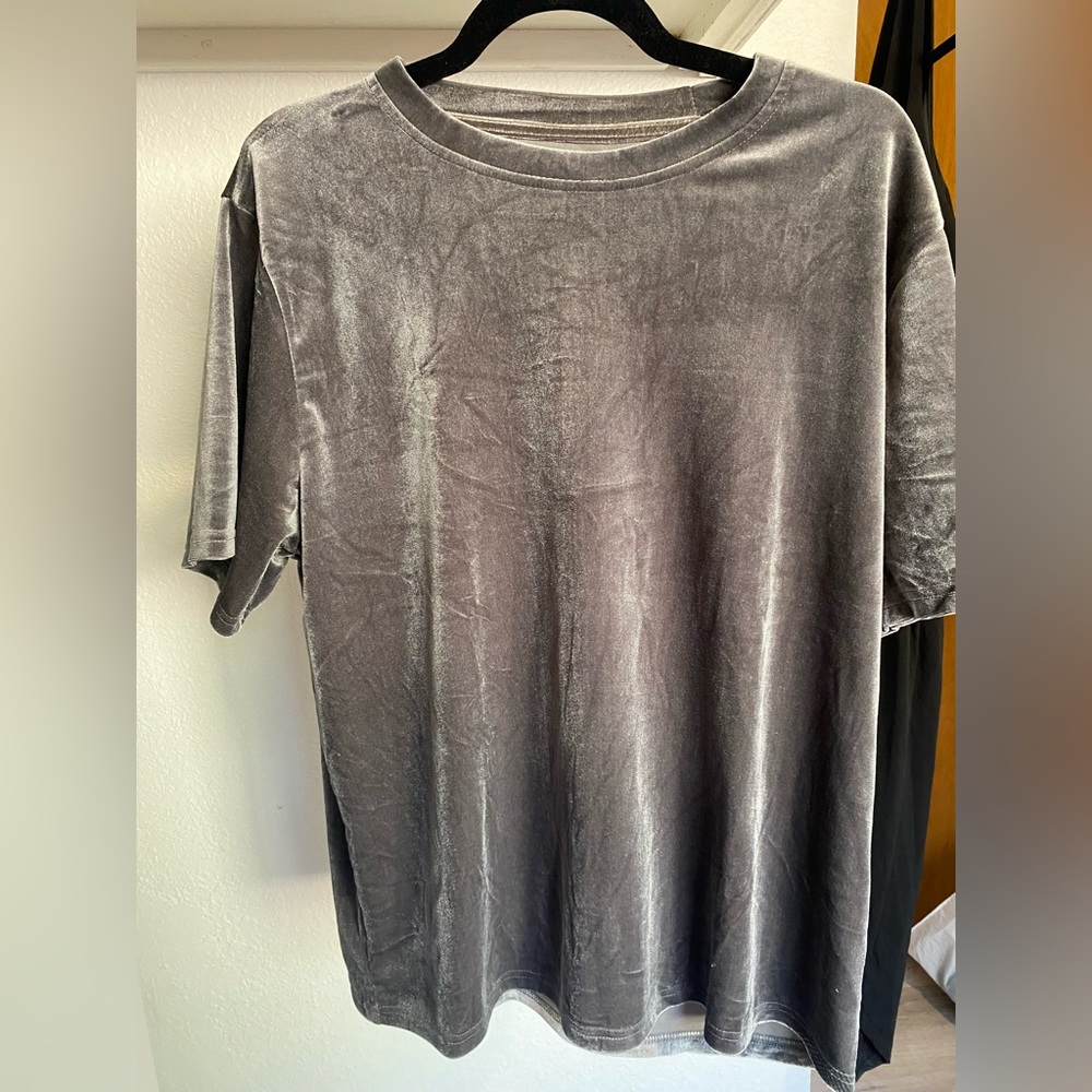 Velvet top.
